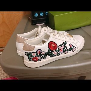 Aldo Floral Embroidery Sneakers